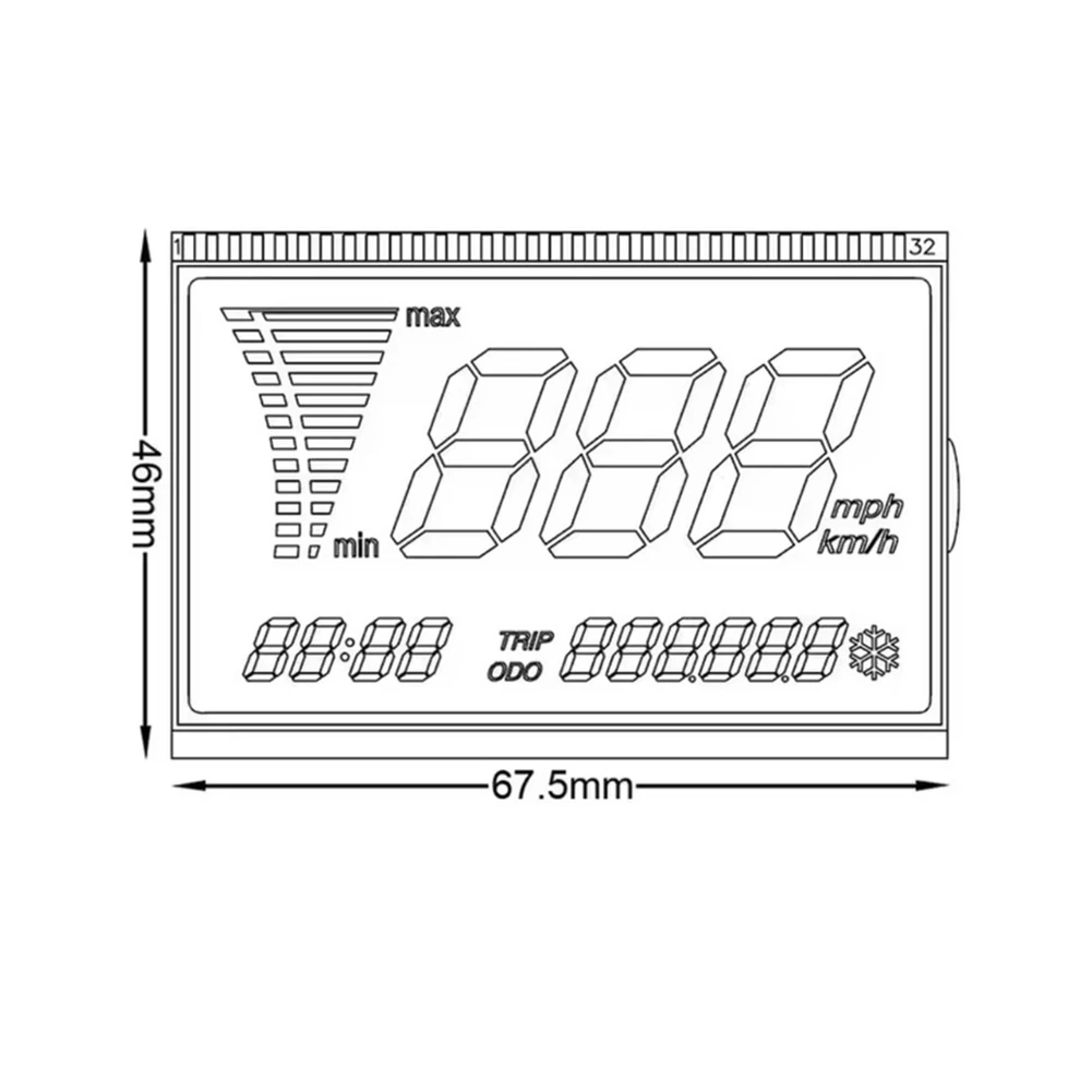 Motorcycle Speedometer Display OEM 61114069300 For 690 SMC R 2010-2014 For 690 Enduro 2009-2011 For 990 Super Adventure 2007-13