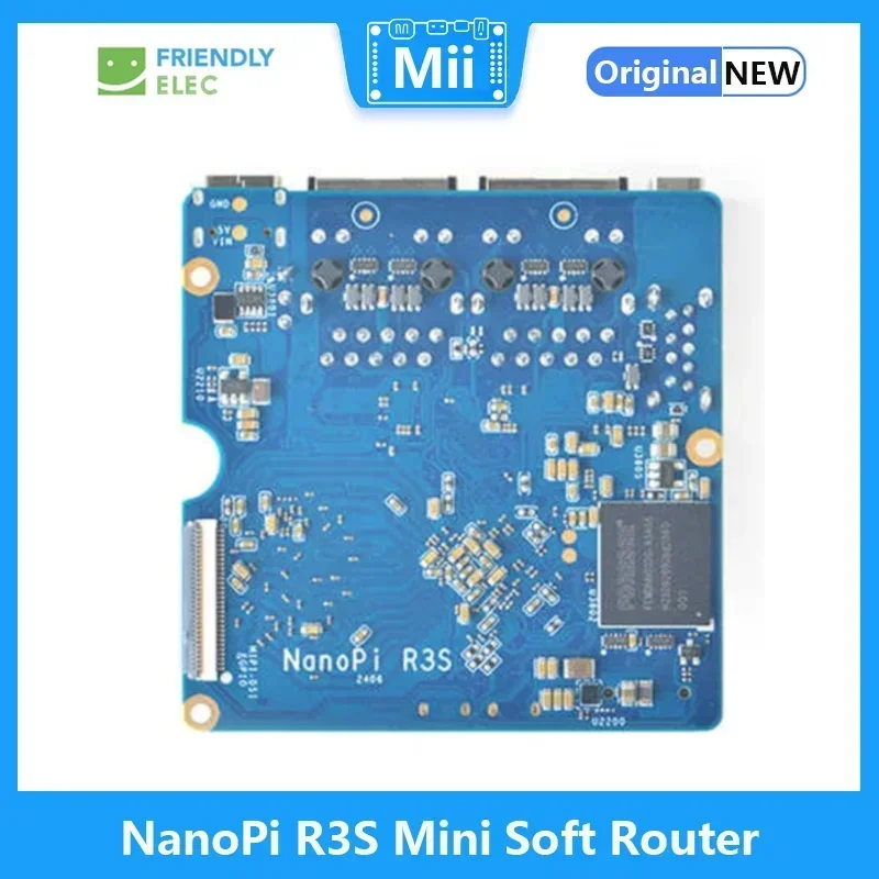 Friendly NanoPi R3S Mini Soft Router With Rockchip RK3566 Android Box Dual Network Port