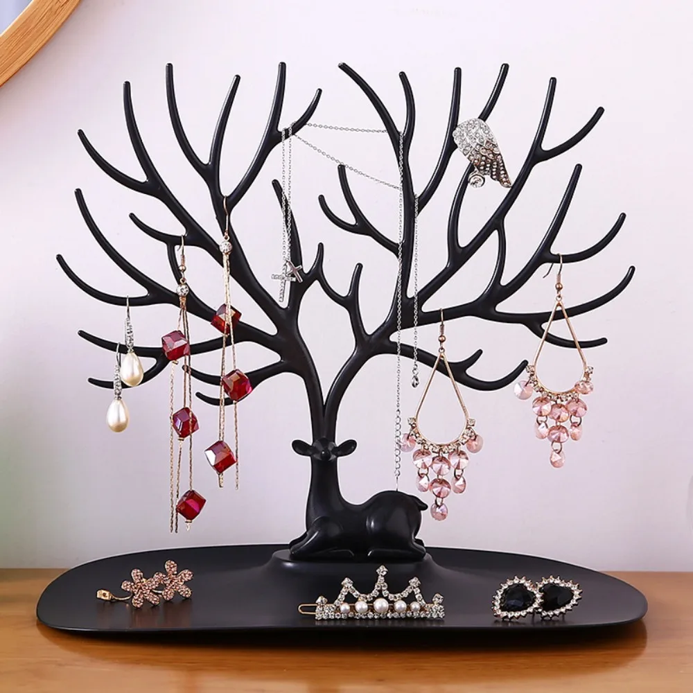 

Creative Antlers Jewelry Display Stand Earrings Necklace Hanging Racks Pendant Bracelet Ring Organizer
