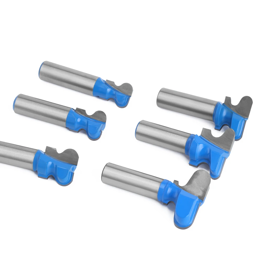 Mèches de routeur à double doigt pour bois, fraises de qualité industrielle, outils de travail de calcul, tige 1/2 \