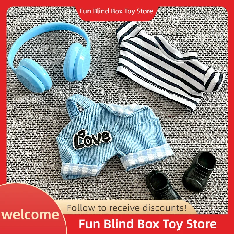 

Only Clothes For Cartoon 17cm Doll Cosplay Doll Clothes First Second And Third Generation Bag Pendants Clothes Vinyl Doll Gifts