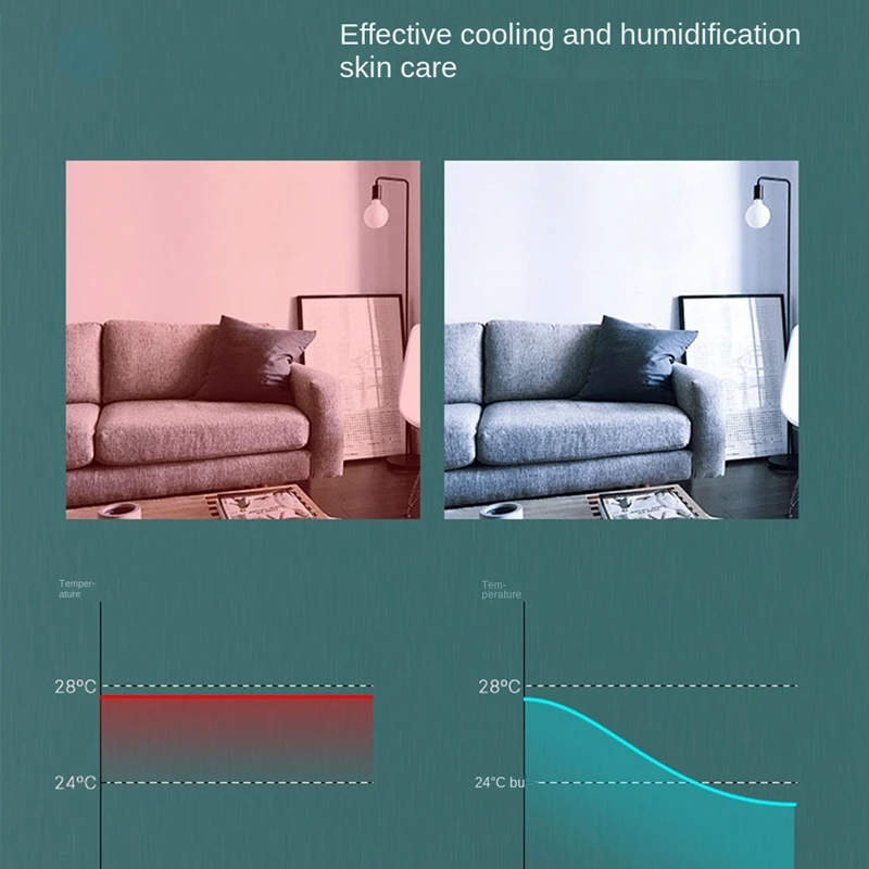 جهاز تبريد الماء المحمول ، مروحة صغيرة USB ، بخاخ للوجه ، بخار للتبريد
