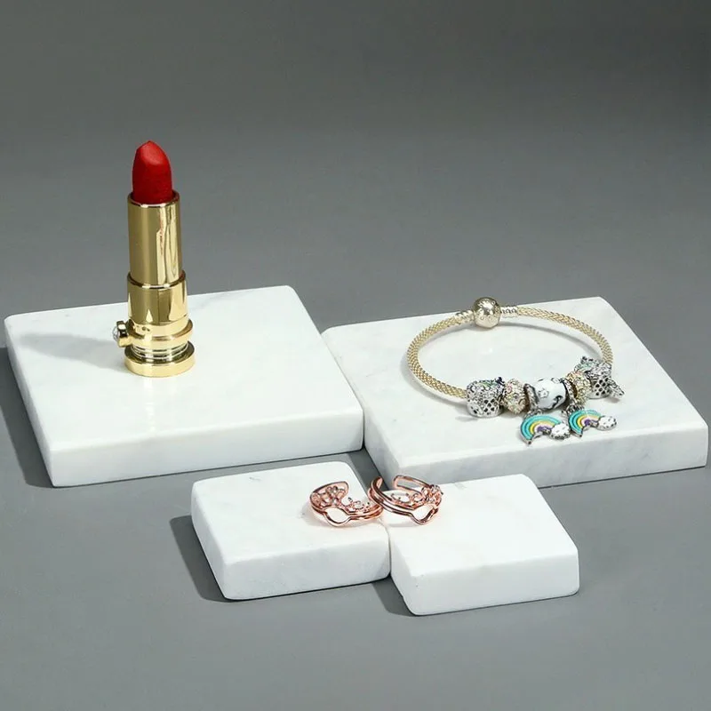 الرخام مجوهرات عرض موقف الأزياء القرط حلقة عرض مكافحة اطلاق النار قلادة يعرض الرف المرأة سوار يعرض الرف