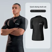 High Quality Men's Swimsuit Swim Shorts Five Quarter Quick Drying Loose Plus Size Swimming Kit Anti-embarrassment 2