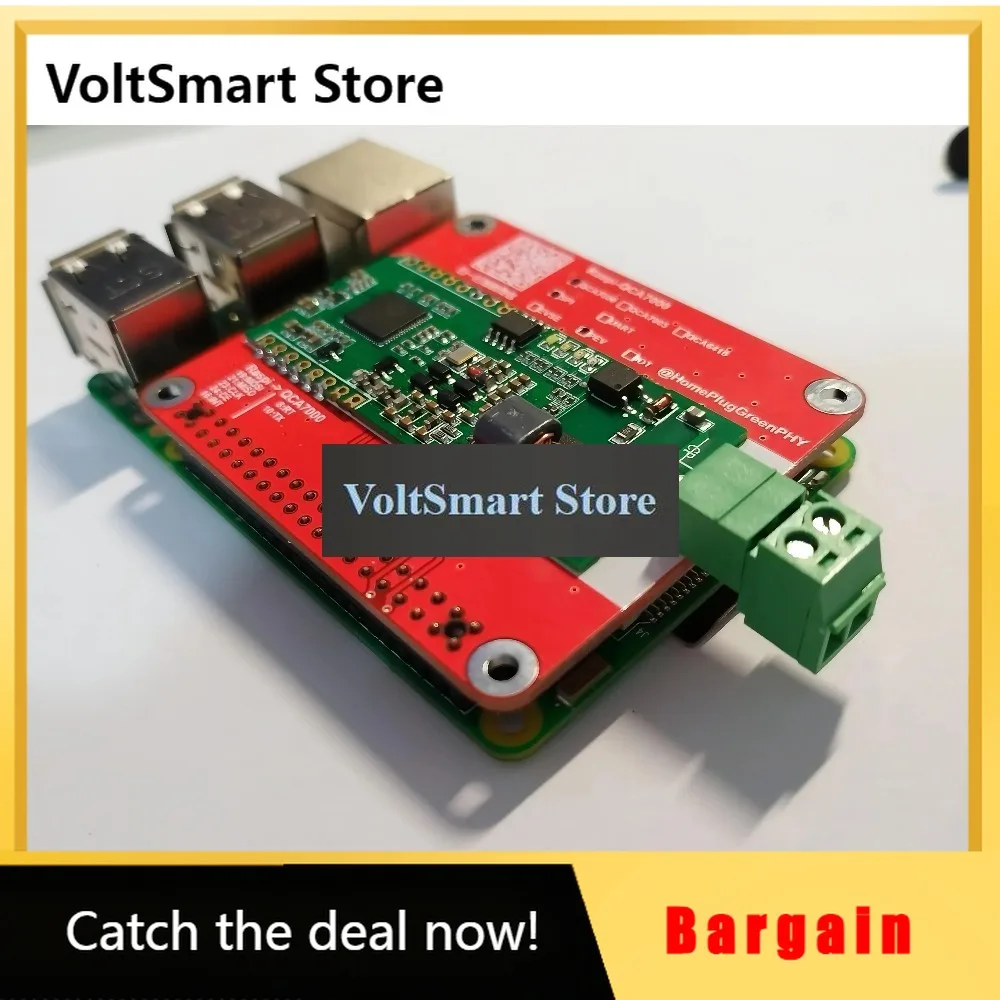 VoltSQca7000/7005 Development Board Home Plug Green Phy/iso15118 Raspberry