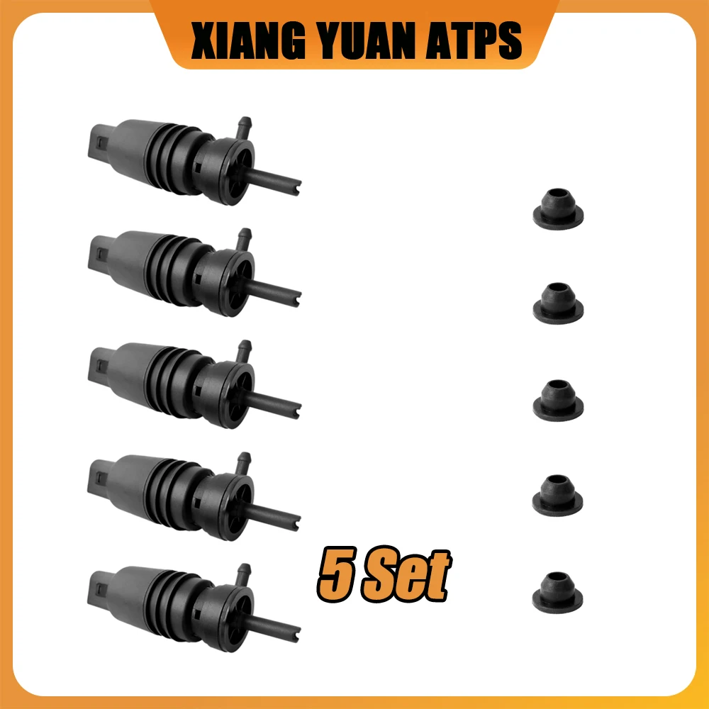 5 Pieces 1J5955651 1K5955651 Windshield Washer Pump For BMW Audi Benz VW 67128362154 67128377612 Car Accessories