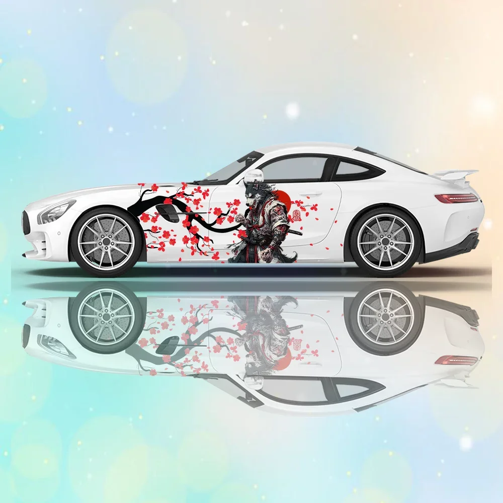 

Fierce Werewolf Warrior Car Vinyl Wraps Decal Self-adhesive PVC Sticker Suitable for Trucks SUV Decoration Auto Accessories Gift