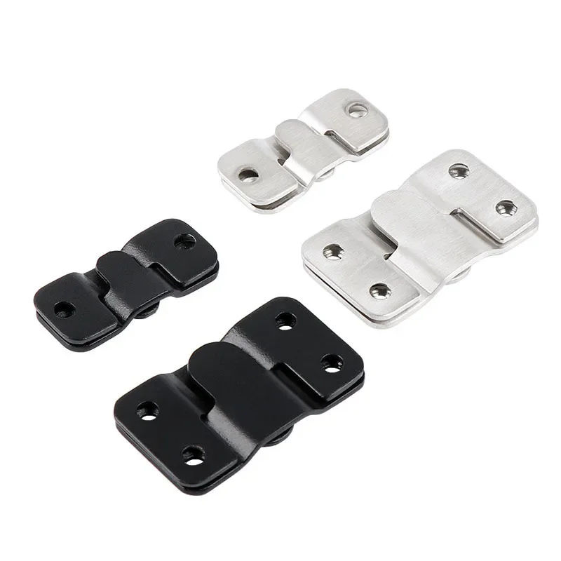 10PCS Stainless Steel Heavy Duty Picture Frame Hook Wall Hanger Sofa Interlock Bracket Joint Bed Corner Hanging Hooks Hardware