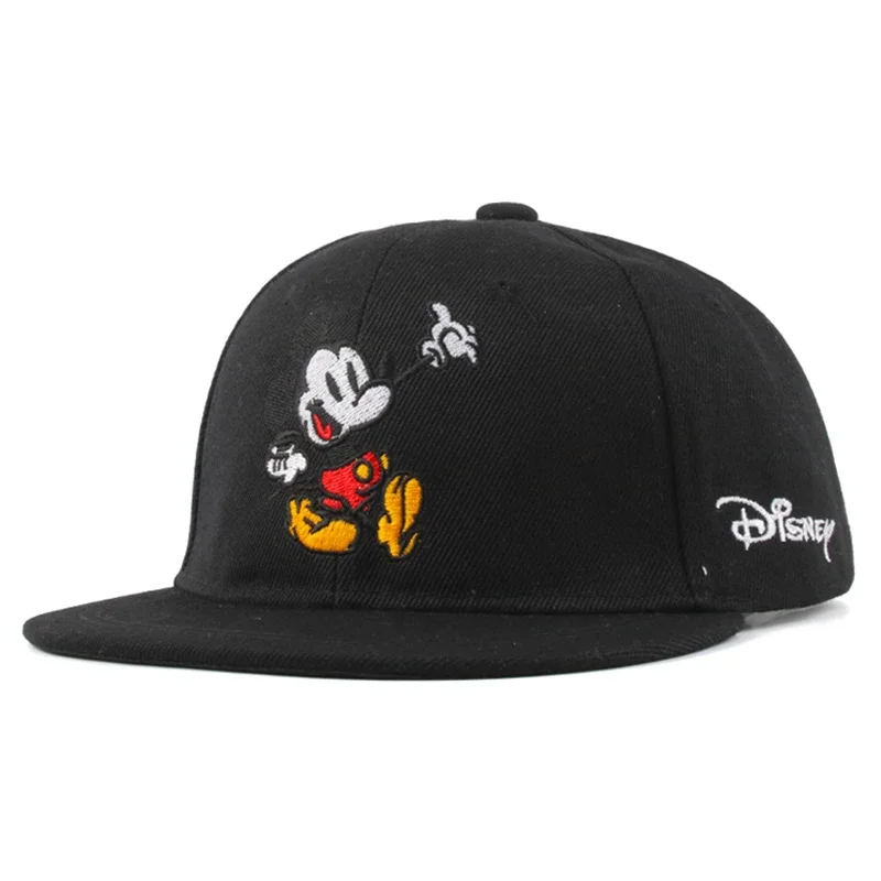 Disney Waflera Mickey Mouse Children\'s Baseball For Boy Girl Embroidered Cotton Kids Hip Hop Sun Cap Snapback Outdoor Baby Hat