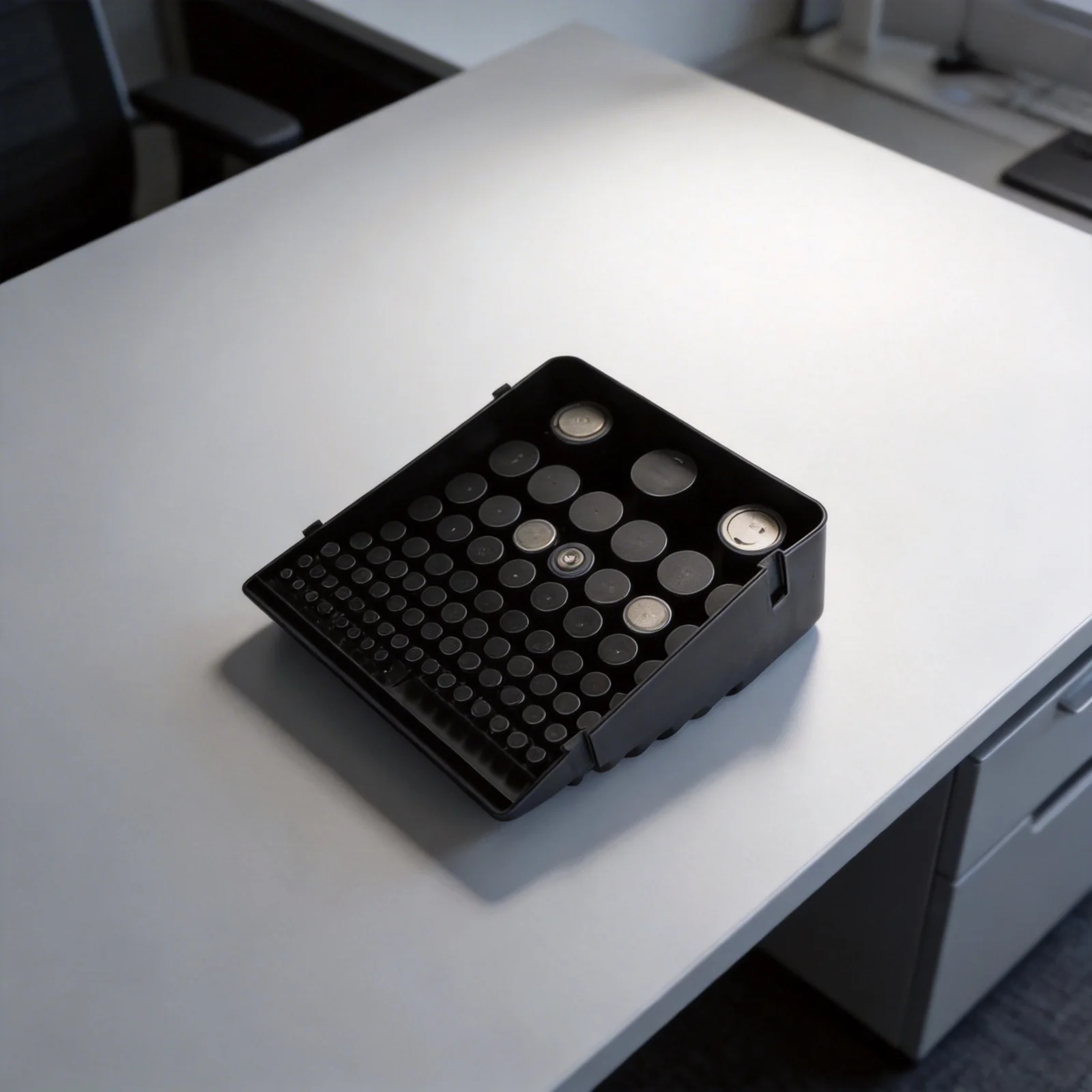 CNC Cutting Tool Organizer Robust 84 Hole Storage Solution with Multiple Bore Sizes to Keep Your Tools Neatly Arranged
