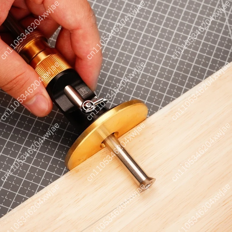 Precision Wood Marking Gauge with Digital Scale Scriber Tool for Joinery Mortise DIY Crafts