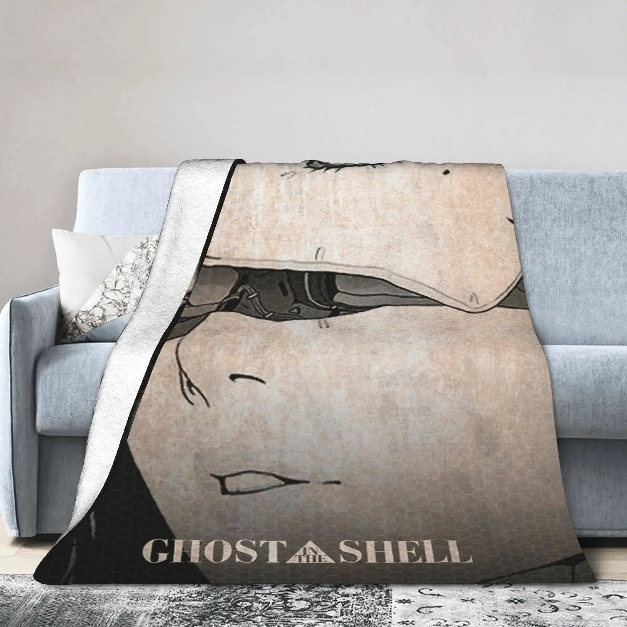 

Одеяла Motoko Kusanagi Ghost in the Shell, фланелевое зимнее многофункциональное теплое одеяло для кровати, дивана, одеяла