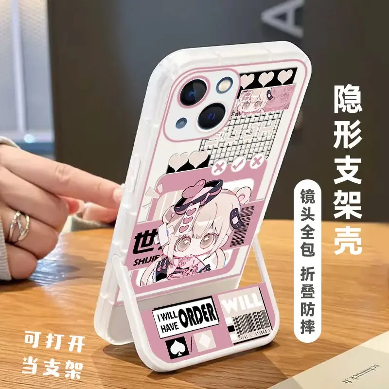 Чехол для телефона Project Sekai Kamisiro Rui AKIYAMA MIZUKI Game Iphone 15 Pro Max, держатель для телефона, IPhone 16, 13, 15, 14, защитные чехлы, подарок