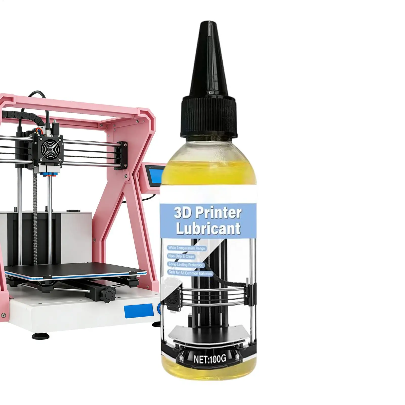 

Смазка для принтеров, снижающая износ, долговечная, 100 г, смазочное масло для 3D-принтеров для любителей, профессионалов и техников