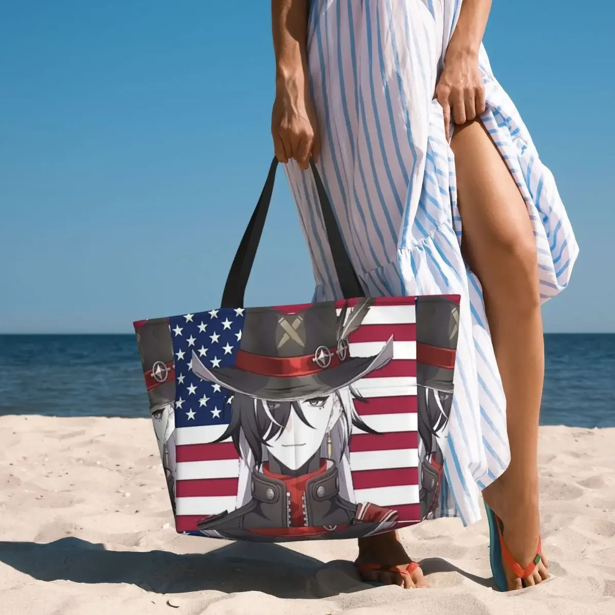 Boothill Beach Tote Bag Sport Gym Yoga Duffle Large Tote Bag Women Travel Bag Fitness bag