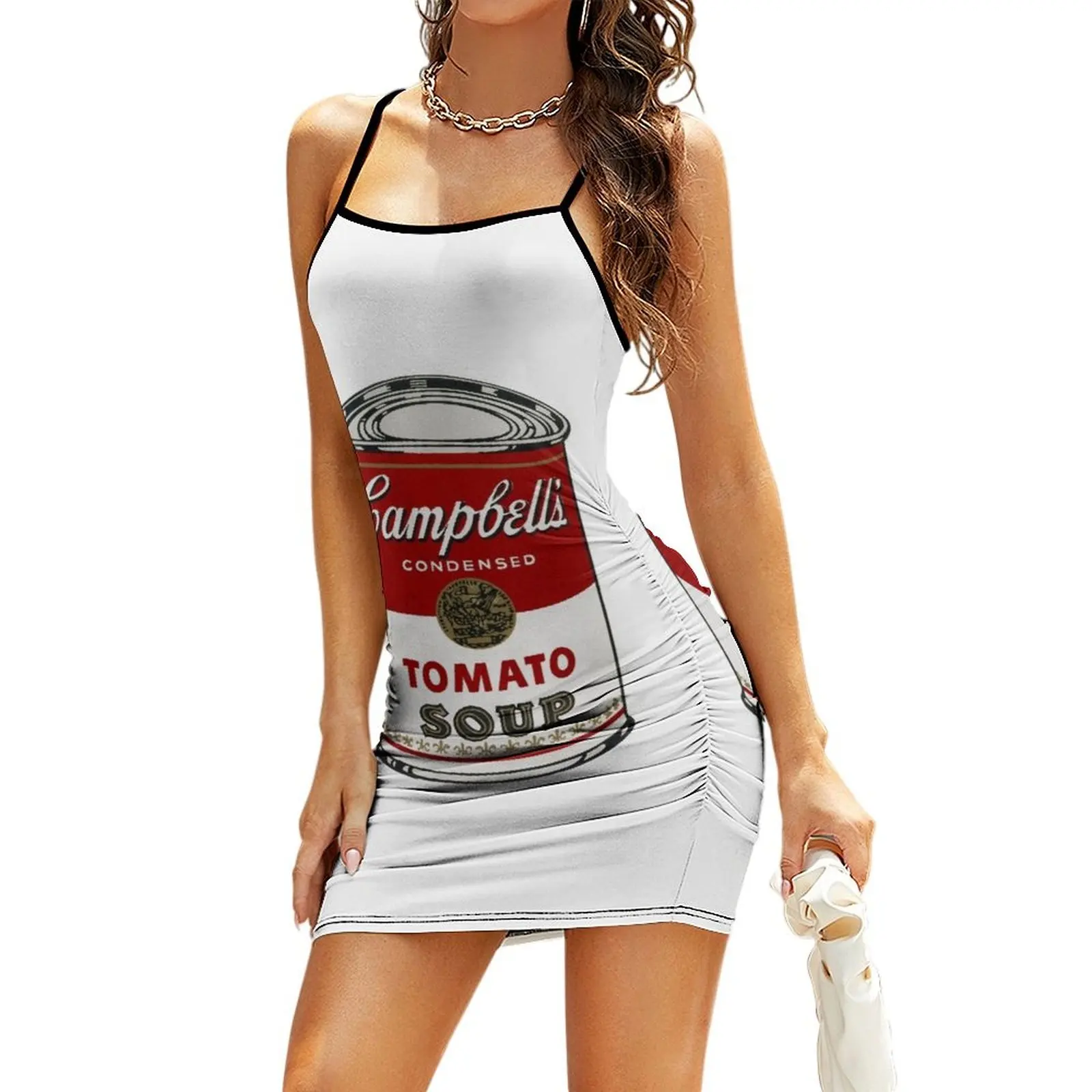 

Andy Warhol - Campbell’s Soup Tomato Soup Sling Dress Women's dress summer dress dresses for prom