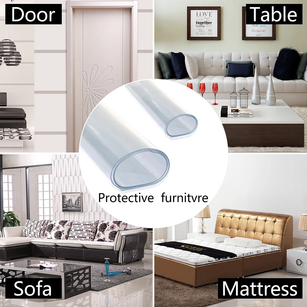 

45X120Cm Pet Scratch Shield Heavy Duty Transparent Door Guard Cover For Walls Furniture Durable Tpu Protector Scratch Shield For