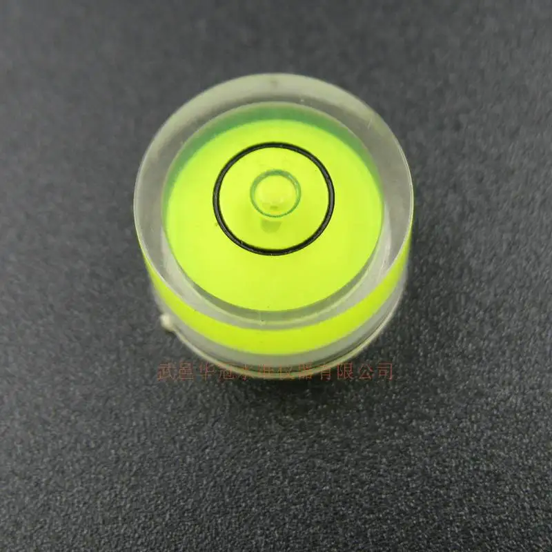 HACCURY 14*8mm Round bubble level Circular bubble level spirit level vial White Color