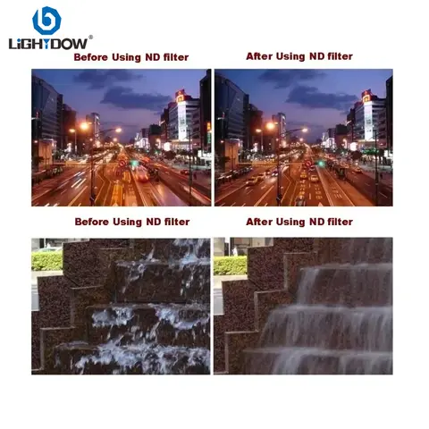 Lightdow Universal UV CPL ND8 3 i 1 Kits Linsfilter 49 52 55 58 62 67 72 77 82mm för Kamera Linsfilter Kits Cannon Nikon Sony 8 best sales Sony Handycam - №5