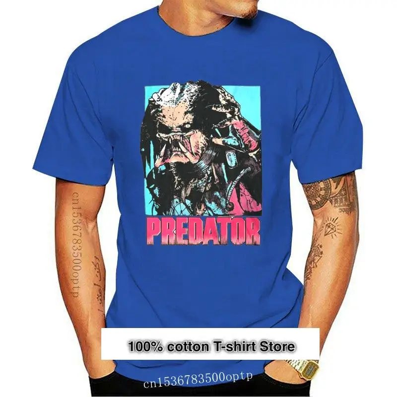 Ropa de Predator para hombre, camiseta de Arnold Schwarzenegger Movie 1987, Vintage, figuras, Vhs, Dvd, gráfico Vintage