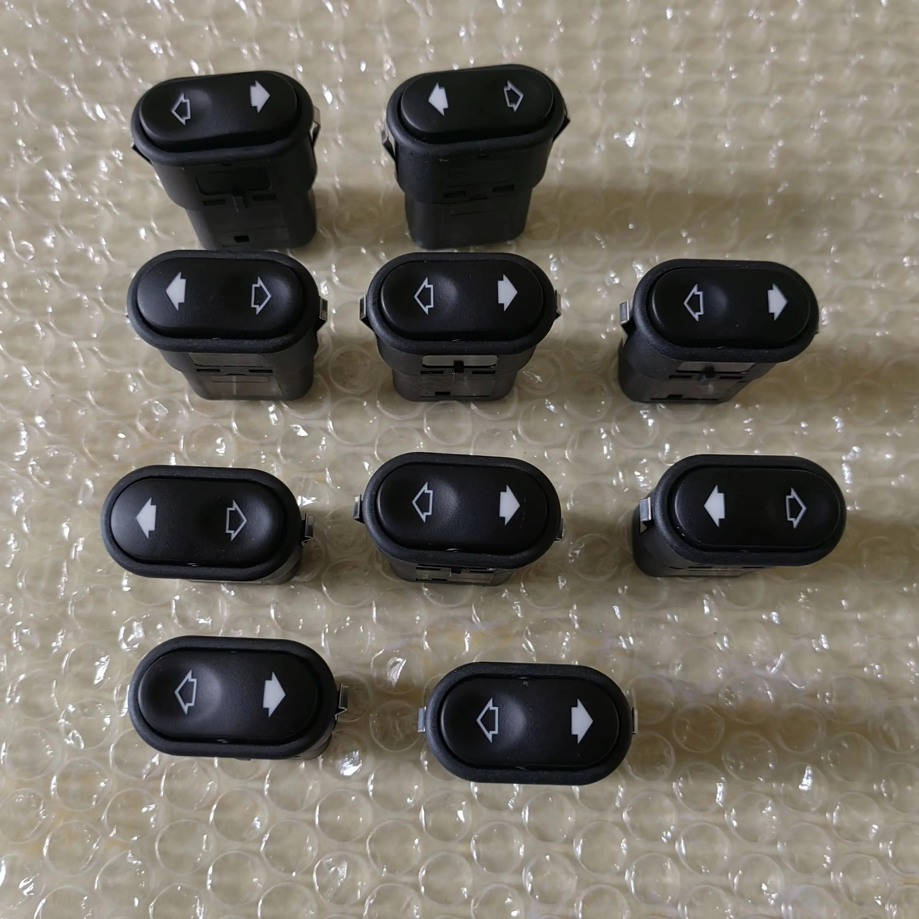 5/10 x Green light Power Passenger Window Switch Control Button for Ford Escort MK VII Mondeo MK II Transit Scorpio 95BG14529AB view 2