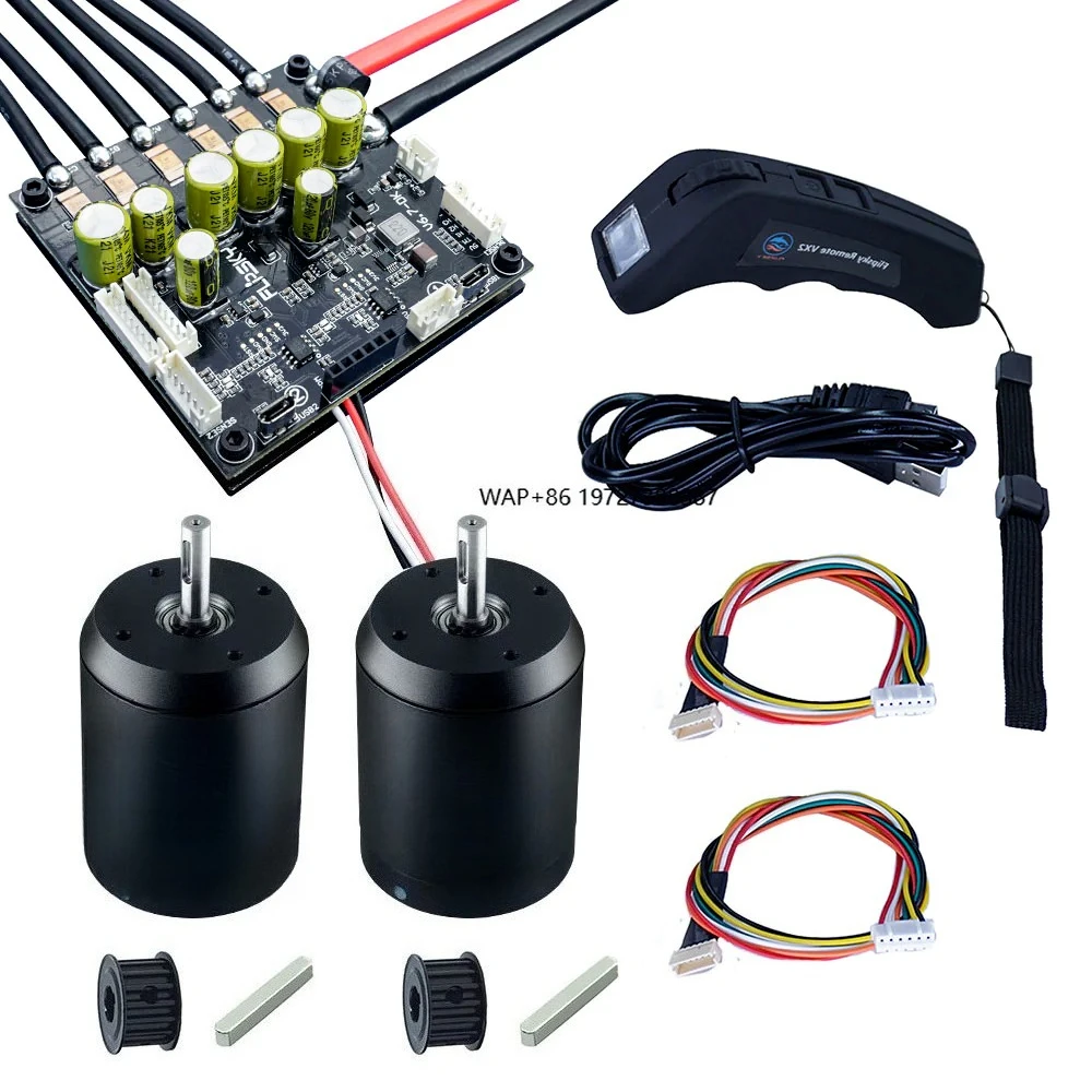 

Hot Sale Flipsky Group Electric Skateboard Kit (Includes Dual FSESC6.7 Pro Plus and BLDC 6384 Motors)