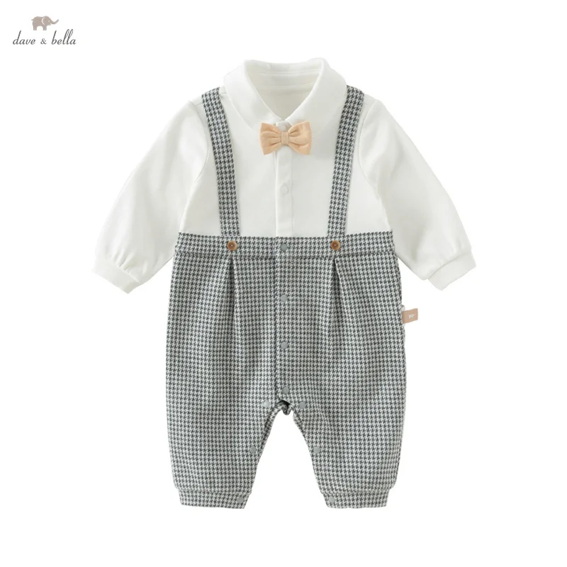 

Dave Bella Cotton Newborn Baby Girl Boy Romper Infant Jumpsuit New born Clothes For Girls Boys Spring Clothing DB1250685