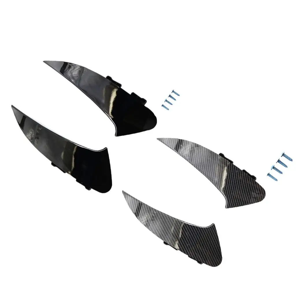 

2 шт., автомобильный задний бампер из АБС-пластика, спойлер, вентиляционные накладки для спортивного бампера, прочный