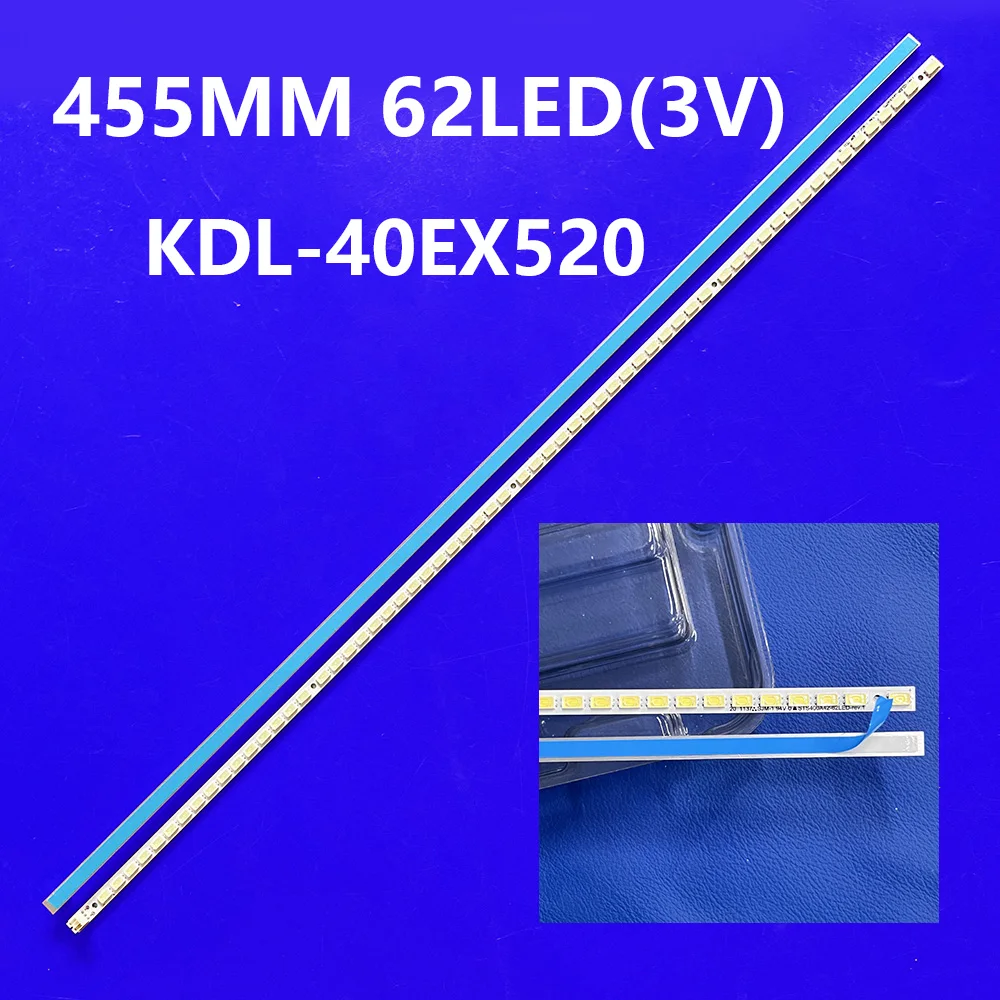

Светодиодная лента для 40-дюймового телевизора KDL-40EX520 KDL40EX523 KDL-40EX521 LJ64-02826A 02825A STS400A23 LTY400HF09 LTY400HF08 STS400A42_62LED_REV.1