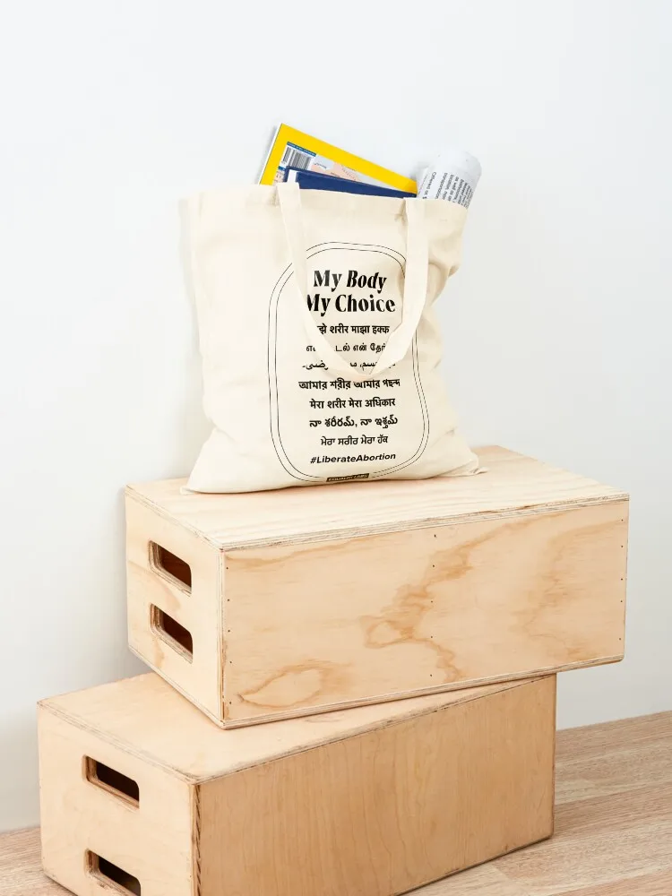 My Body My Choice Tote Bag tote bags men large bag cloth reusable grocery