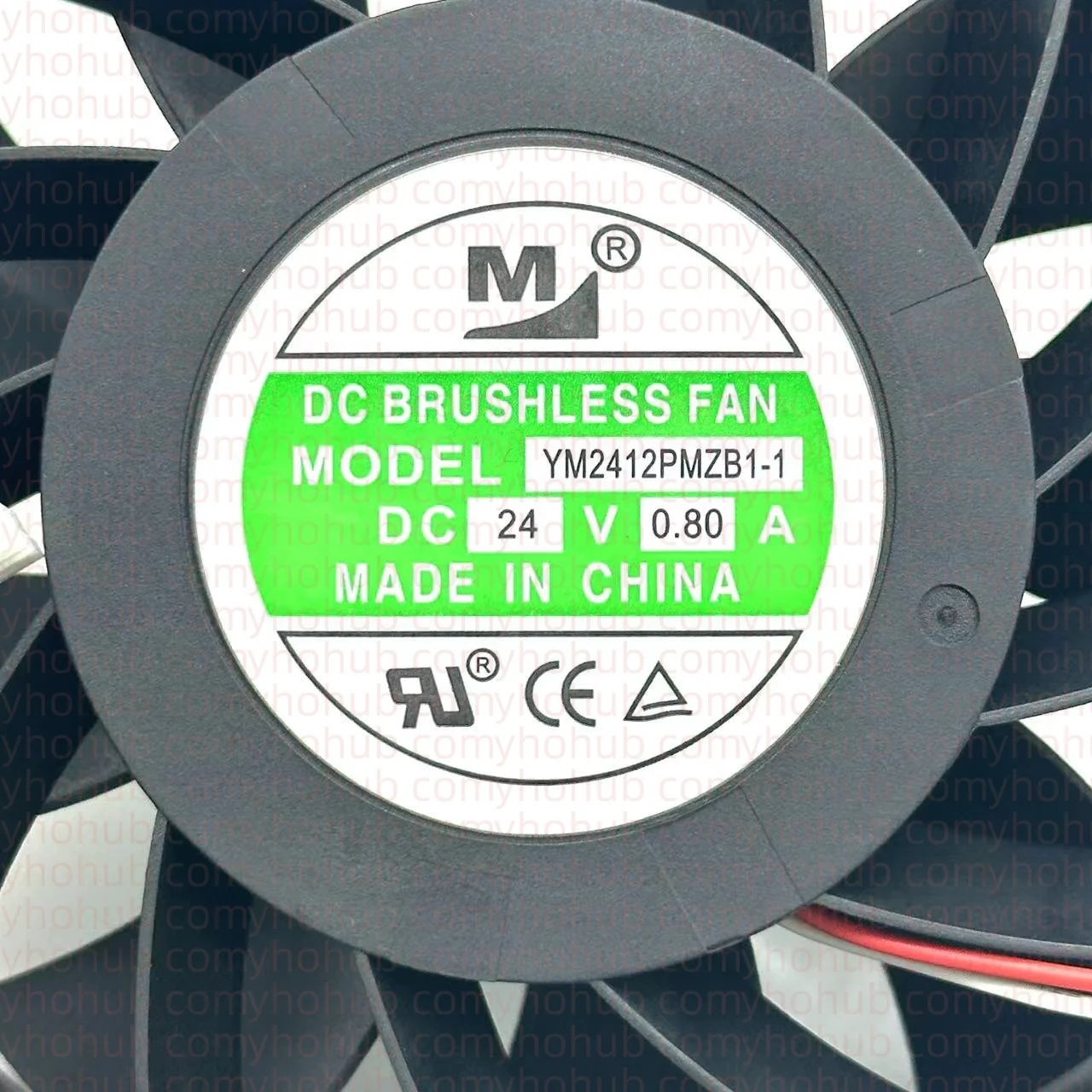 M / Huaxia YM2412PMZB1-1 DC 24V 0.8A 120x120x38mm 3선 서버 냉각 팬