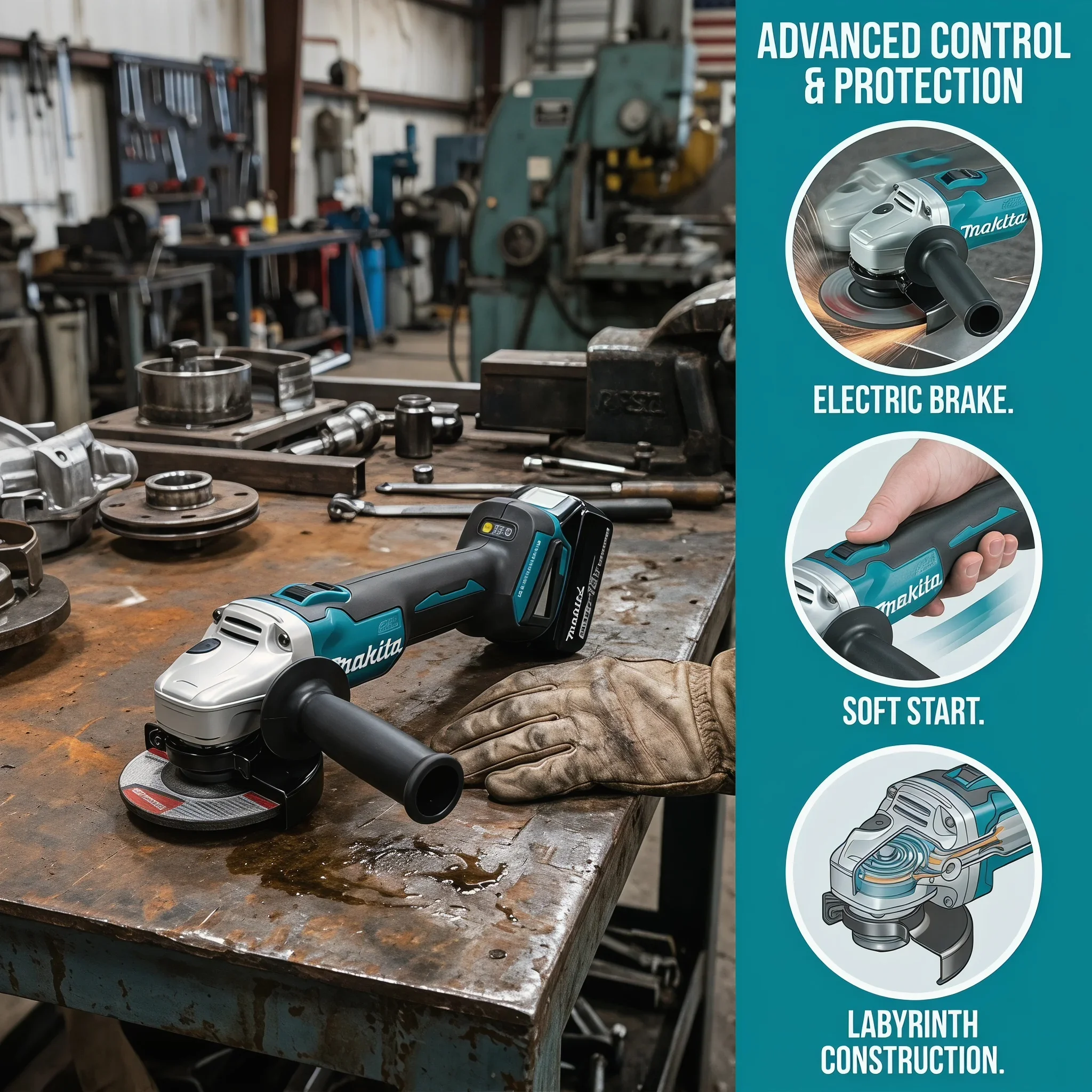 Makita DGA404 18V Brushless El - Power Tools For Woodworking 评论和价格