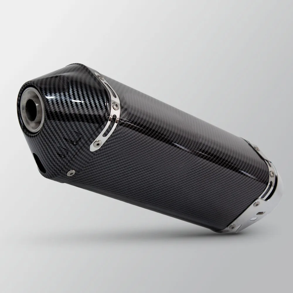 

51mm Universal Accessories Motorcycle Exhaust TRC-GP Muffler with DB Killer For MT07 ADV350 CB500X R7 GSXR600 ZX4R Z750 GY6