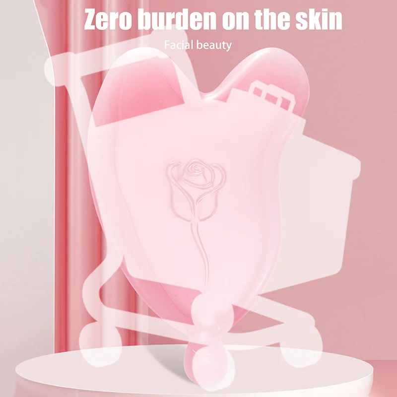 

Face Lifting Guasha Resin Scraping Massage Facial Scraper Tool Eye SPA Massage Plate Reduce Puffiness Nose Lifting Face Massager