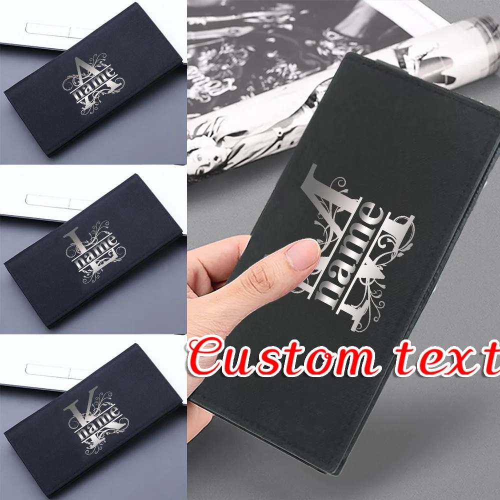 

Customize Any Name Wallet ID Card Bank Card Multifunctional Storage Bag High-quality Wallet Fashionable Pattern