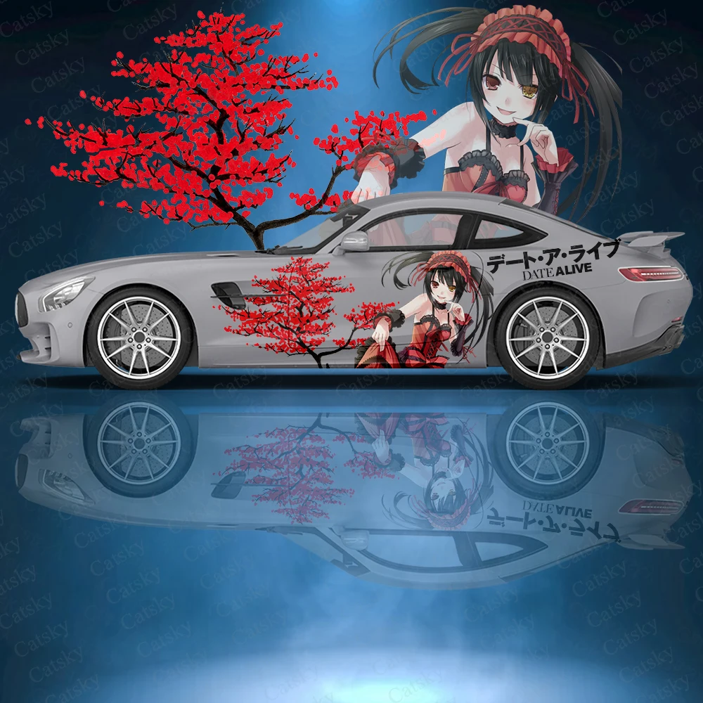 Date A Live anime car decals Auto paint Packaging decals GM decals fit most auto decals auto custom anime decals