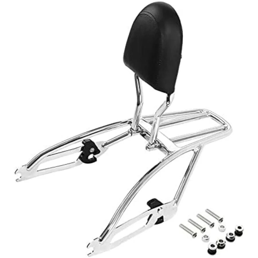 

Detachable TwoUp Luggage Rack with Sissy Bar Backrest and Docking Hardware Kit for Harley Street 500 750 XG500 20152020 Motorcy