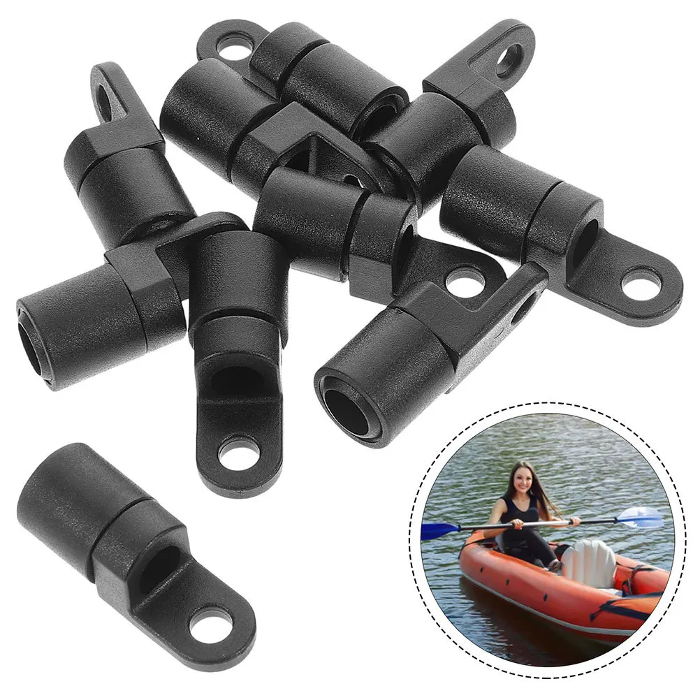 

12pcs Kayak Cord Lock Ends Bungee Terminal Hooks Paddle Cords Universal Fit Boat Canoe Rafting Accessories Durable Plastic