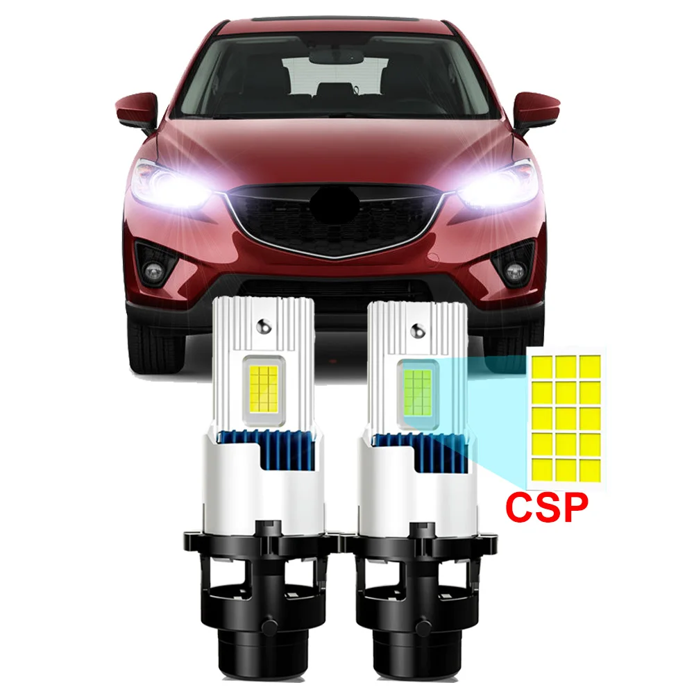 

2Pcs LED Xenon D4S LED Headlight Bulbs For Mazda CX-5 2012 2013 2014 2015 Low Beam 20000 Lumen 6000K 35W Canbus