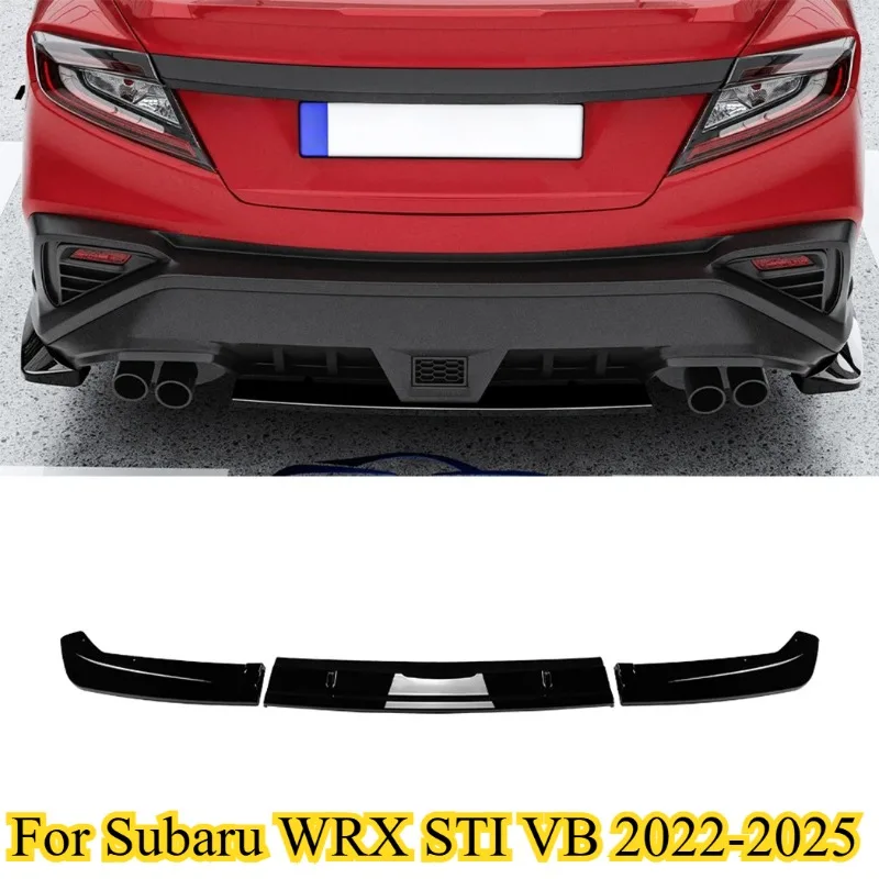 

NONGSHI Rear Bumper Diffuser Lip Spoiler Refit Protector Guard ABS Cover Accessories for Subaru WRX STI VB 2022-2025 Body Kits