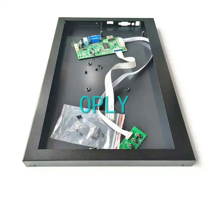 Fit LTN156HL01 LTN156HL02 LCD Panel Metal Case+Driver Controller Board 1920*1080 HDMI-Compatible VGA DIY Kit 15.6