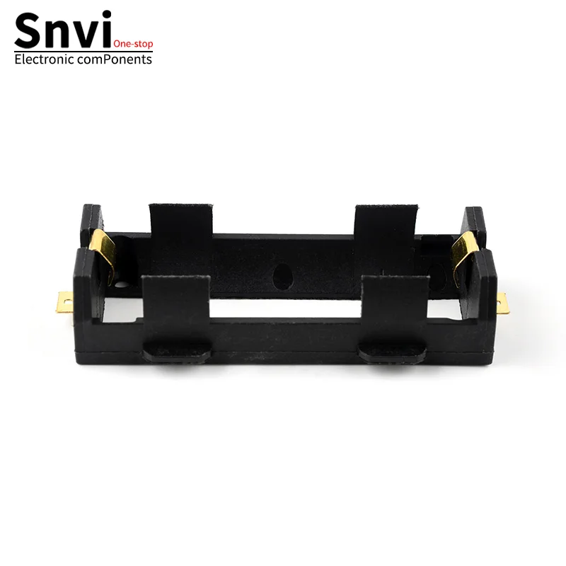 26650 Battery Holder for DIY - 1-Cell / 2-Cell Battery Holder with SMD Gold-Plated Contacts, 1-Cell Pin-Type Lithium Battery Com view 6