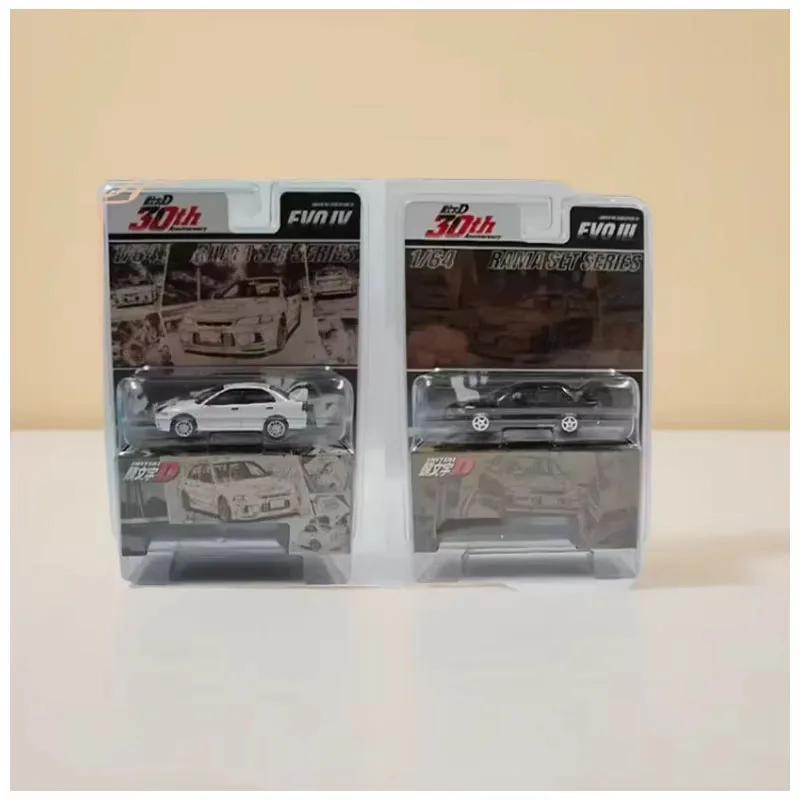 

HobbyJapan 1:64 Металлическая модель автомобиля LANCER RS EVO3 30th Anniversary в подарочной коробке, классика, сувенир для взрослых, статическая модель для демонстрации