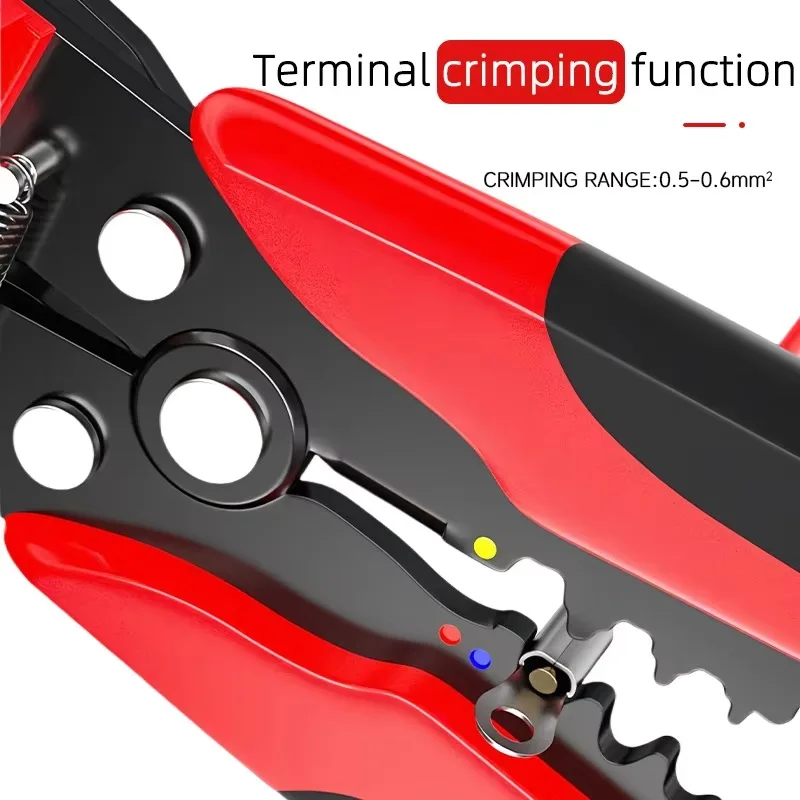 Top-Ranked Multi-Function Electrician Cutting Stripping Tool Automatic Wire Stripper Pliers Soft Grip High Carbon Steel Metric