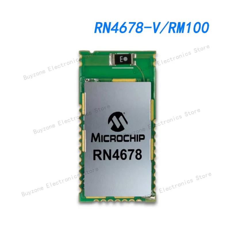 

RN4678-V/RM100 802.15.1 Bluetooth 5 Dual Mode with Shield & Antenna Module with ASCII Interface FW 1.00