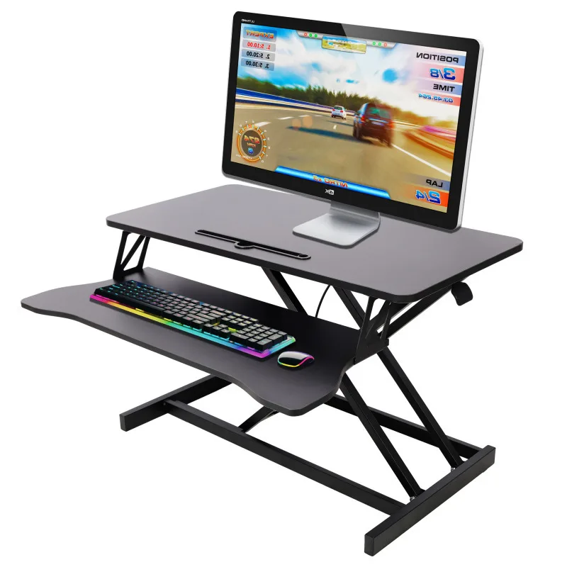 

Adjustable Sit To Stand Laptop Desk Workstation Keyboard Tray Ergonomic Office Computer Desk Stand-Up Desk Home Office Use