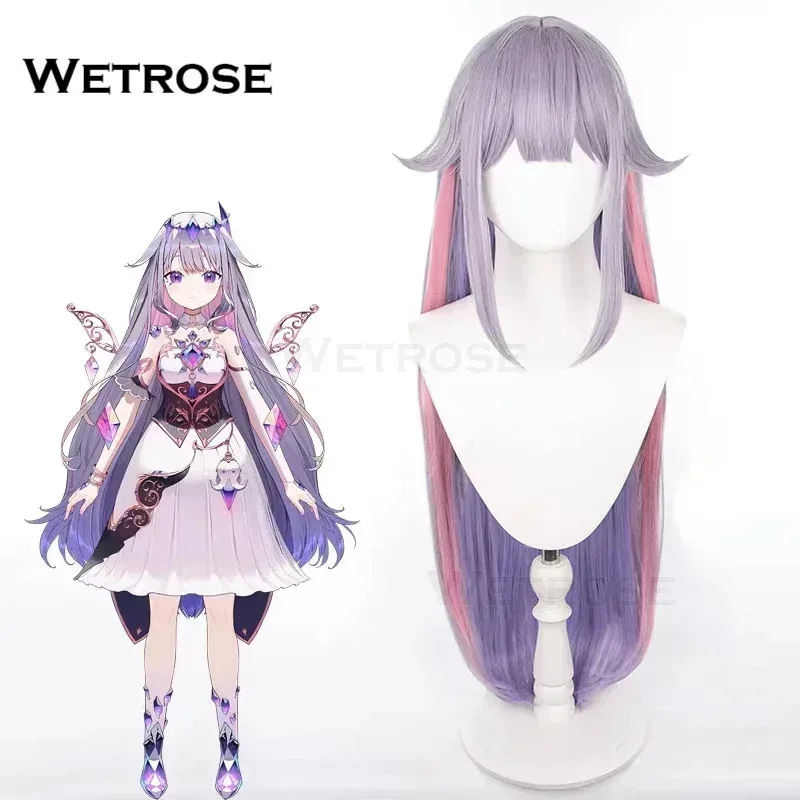 【Wetrose】متوفر في المخزون هولو مجيء شعر مستعار تأثيري الأذن Shiori Novella Fuwawa Mococo Abyssgard بيجو Koseki Nerissa Ravencroft Hololive EN