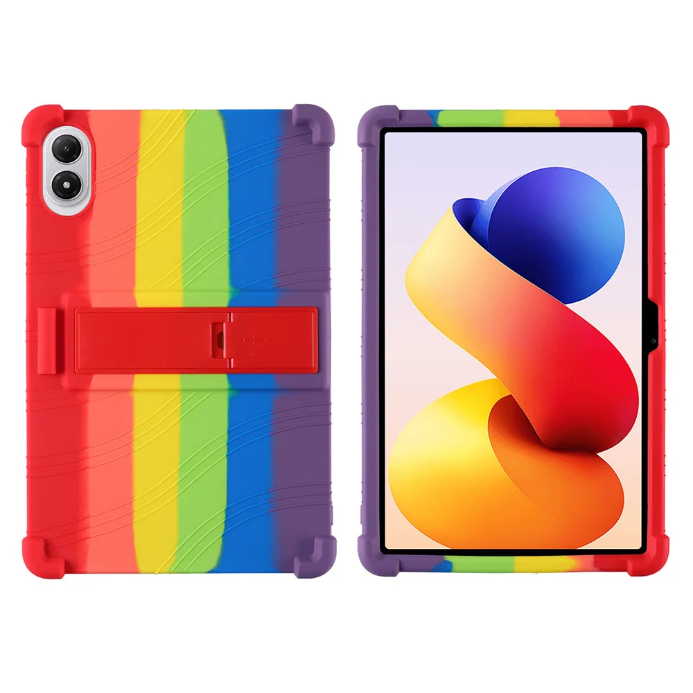 

Kids Case For Xiaomi Poco Pad M1 12.1 inch 2025 2509ARPBDG 12.1" Shockproof Tablet Cover Silicon Stand Protective Shell