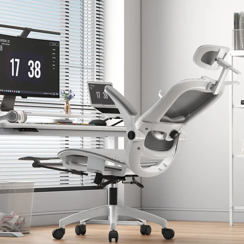 Ergonomic 4D Lumbar Support Hollow Seat Cushion Three Stage Gas Lift Reclining Gaming Office Chair Computer Chair Furniture