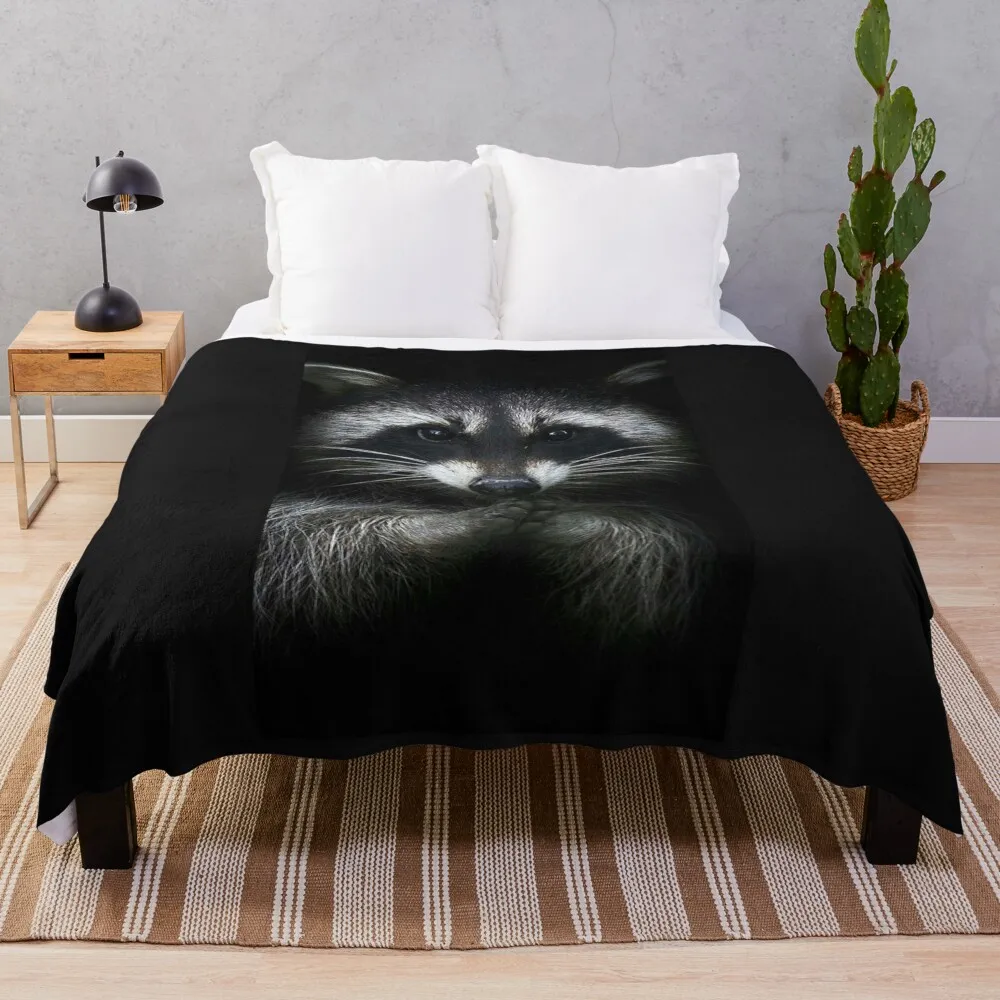 

Racoon Throw Blanket Soft Blanket Decorative Bed Blankets Blankets For Bed Sleeping Bag Blanket